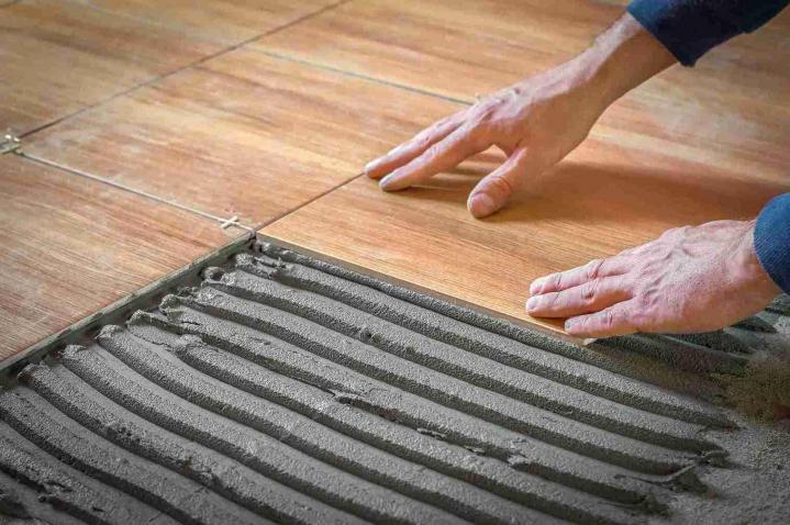 Pose de carrelage Le Porge